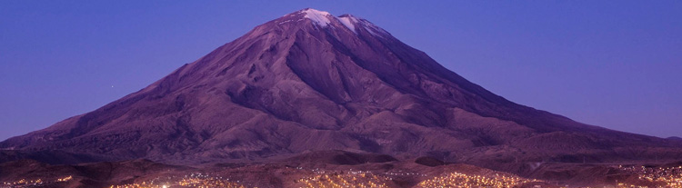 IMAGEN DEL VOLCAN MISTI - AREQUIPA